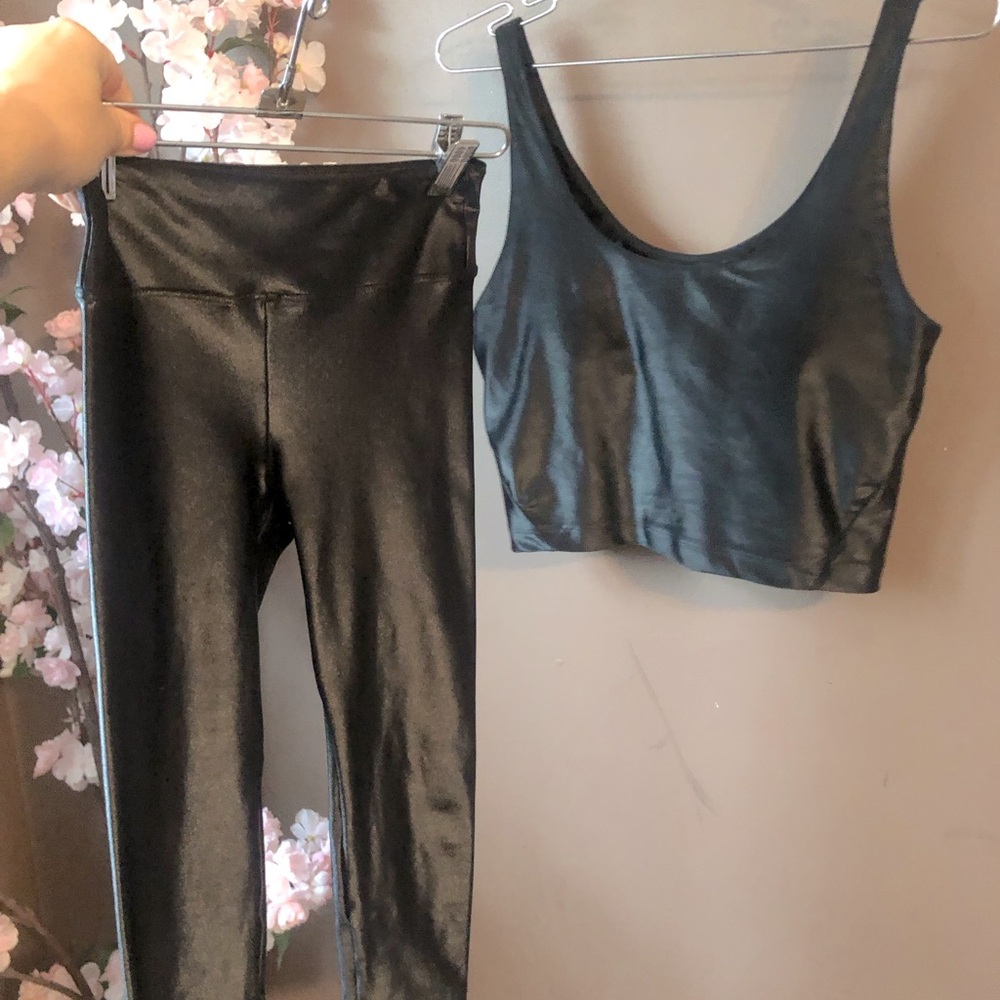 Kora gym set athletic legging sports bra set